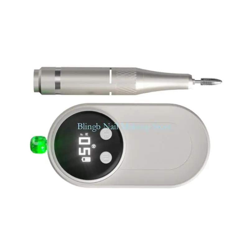 28TA Oplaadbare elektrische Unguis-boormachine 50000 WHIRLS Aanpasbare snelheid Extreem stil 50 katrollen Verplaatsbaar