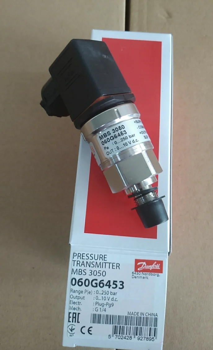 

Danfoss MBS3050-060G6453 pressure sensor 0-250bar 0-10V at special price