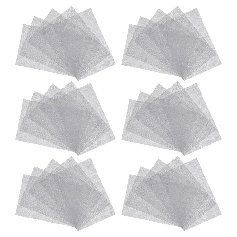 

30pcs Flower Pot Mesh Pad Bonsai Drainage Grid Mat For Plant Pots Bottom Hole Filter Garden Container Reusable Plastic Screen