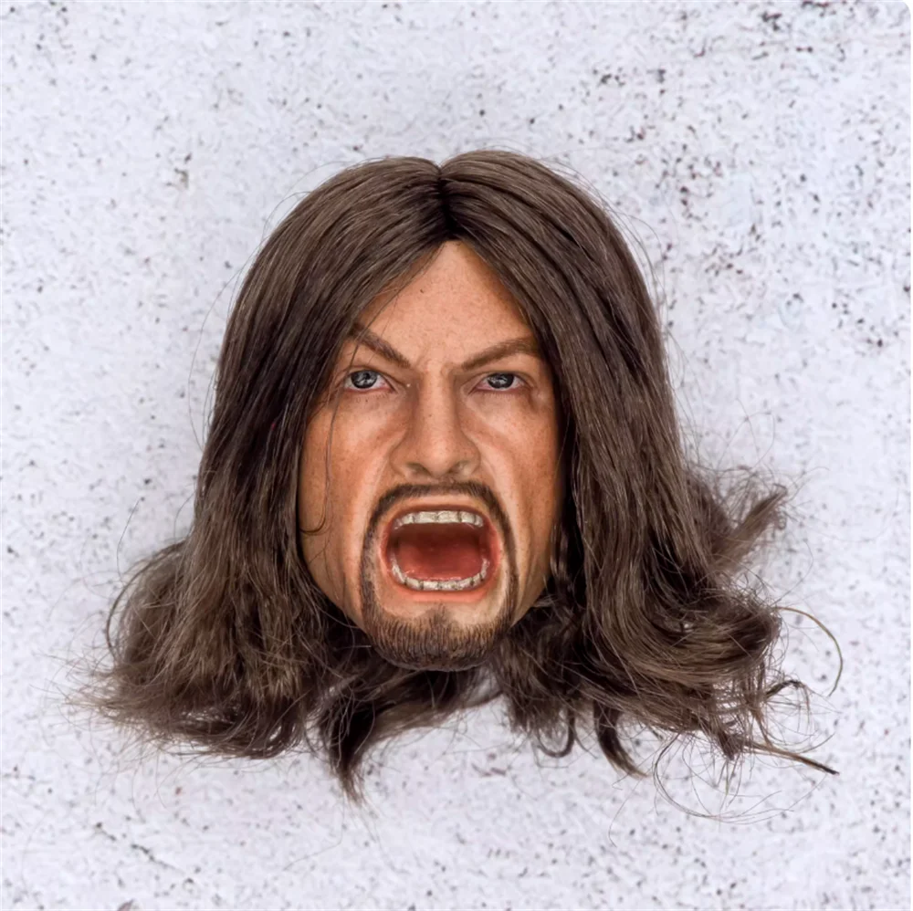 

HHMODEL & HAOYUTOYS HH18047B Старая винтажная Греция Рыцарь Солдат Мужская голова Лепка Резьба Игрушки Модель для 12 "Куклы Фигурка Коллекционировать