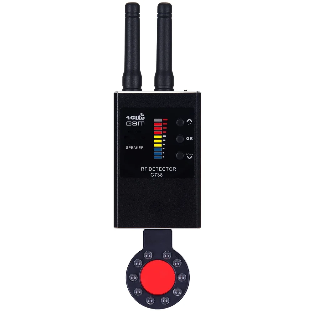 Anti-Spy Wireless Signal Automatic Detector Bug Detect Spy-Camera Finder GSM Audio Device RF Signal GPS Locator Tracker Scanner