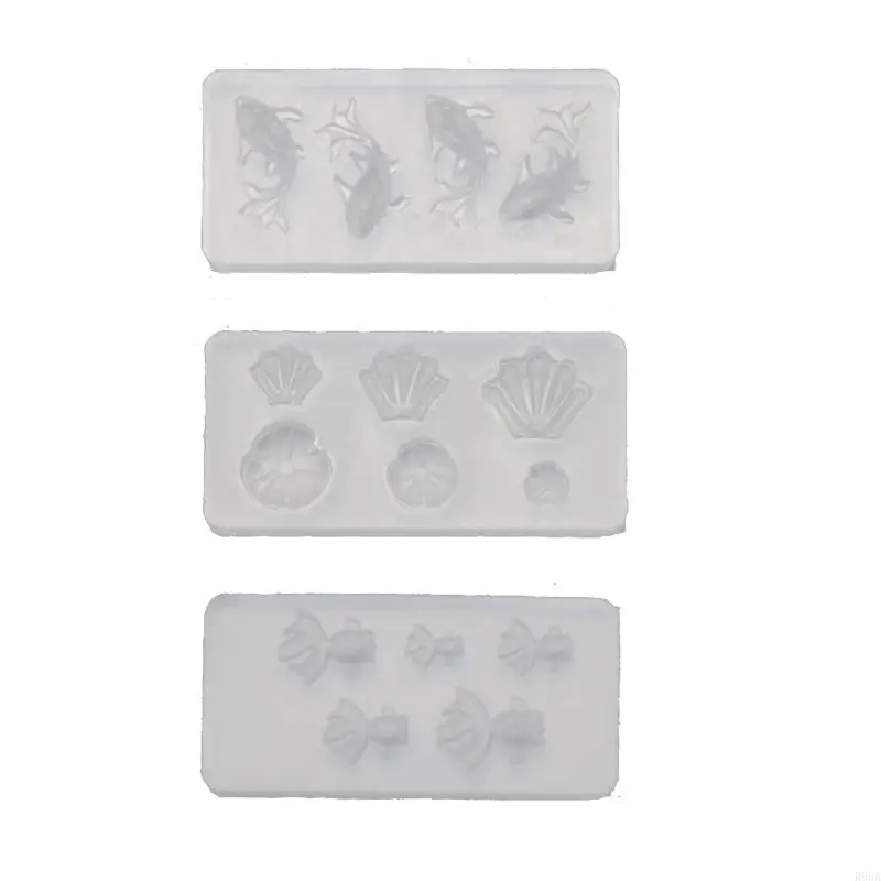 r66a 3pcs 미니 크기 보석 펜던트 곰팡이 곰팡이 수지 수지 이어링 목걸이 매력 곰팡이