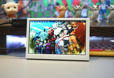 7-inch 1024*600 Portable Extended Computer Monitor Secondary Screen Mini Gaming Temperature Screen Built-in Speaker