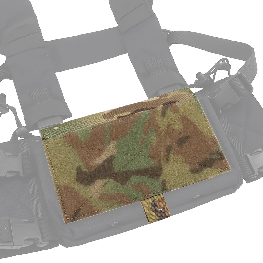 MK4 Micro Fight Panel Frontal Táctico MOLLE Full Flap con parches - imagen 5
