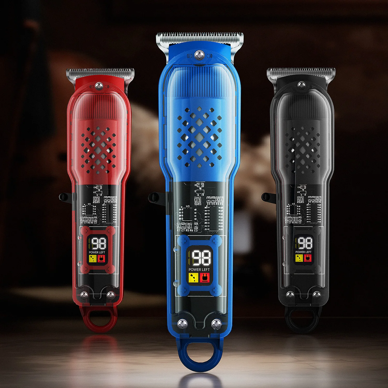 Cordless Hair Clippers Professional Barber - Professionele draadloze tondeuse voor heren, inclusief