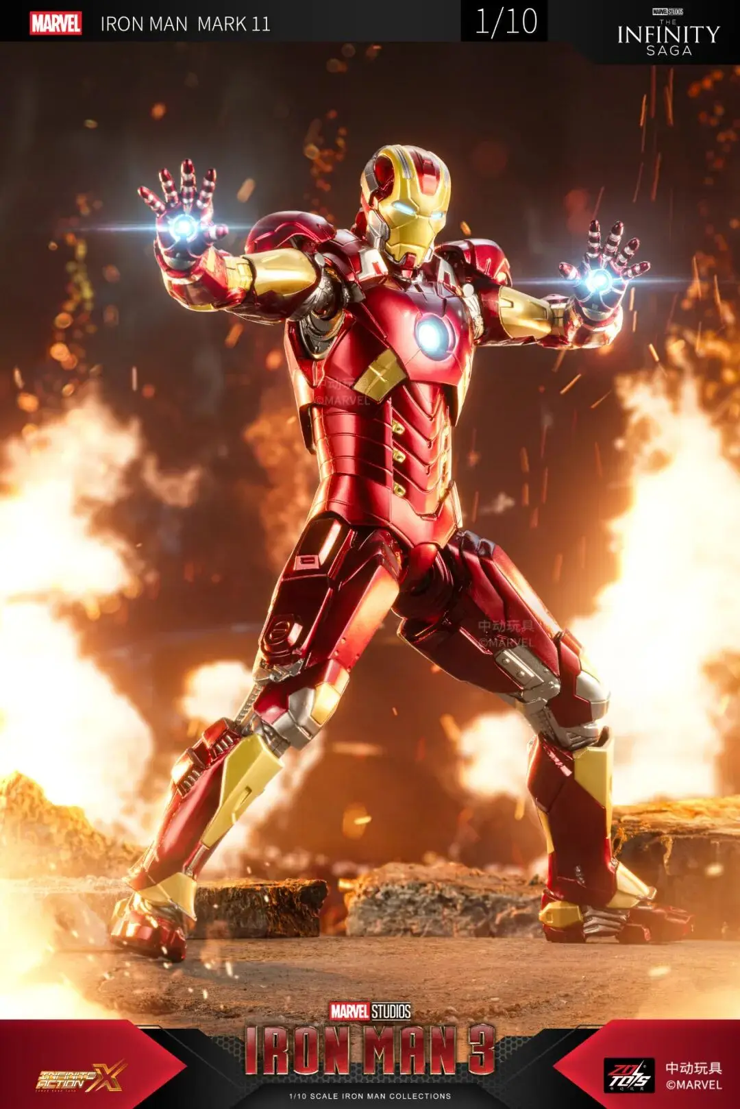 Original ZD Spielzeug Iron Man Tony Stark MK9 MK14 MK12 MK27 MK15 MK35 MK22 MK40 Hammerhead Action Figur Anime Sammeln Modell Geschenke – Detail 31