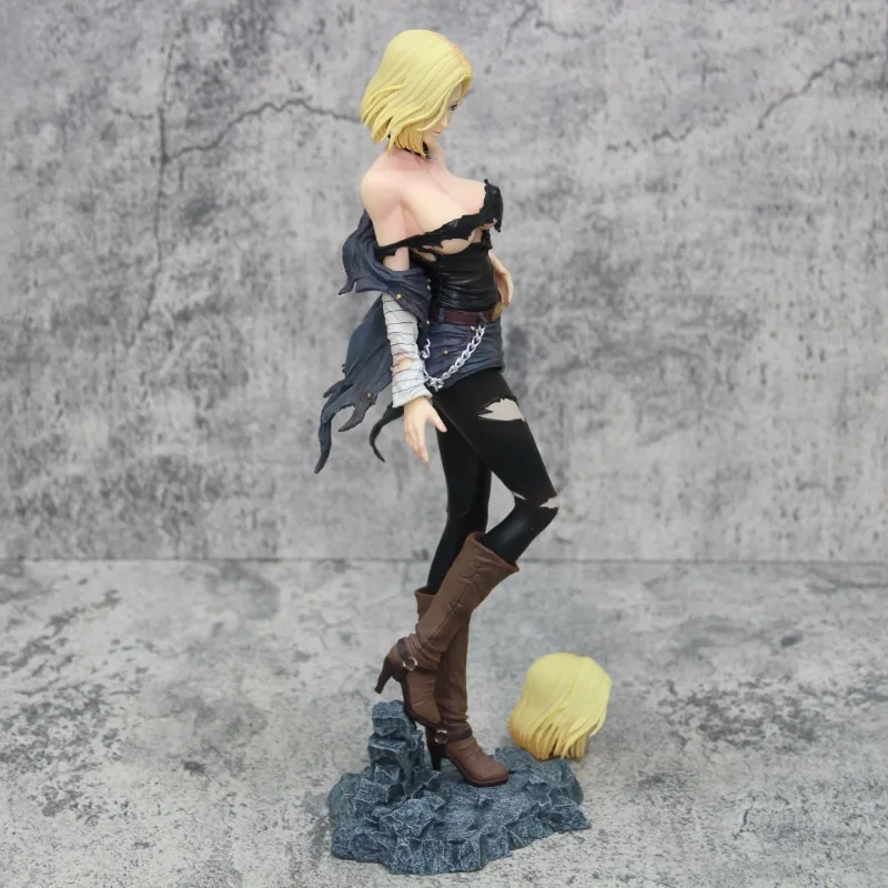 30cm Dragon Ball Z Figure Android 18 Figure Sexy Lazuli Action Anime Statue Model Pvc Doll Collection ornamento regalo di compleanno giocattolo