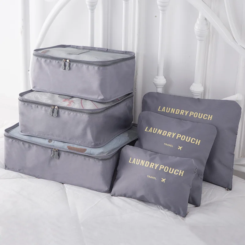 Bolsas de almacenamiento para viaje impermeables con cierre