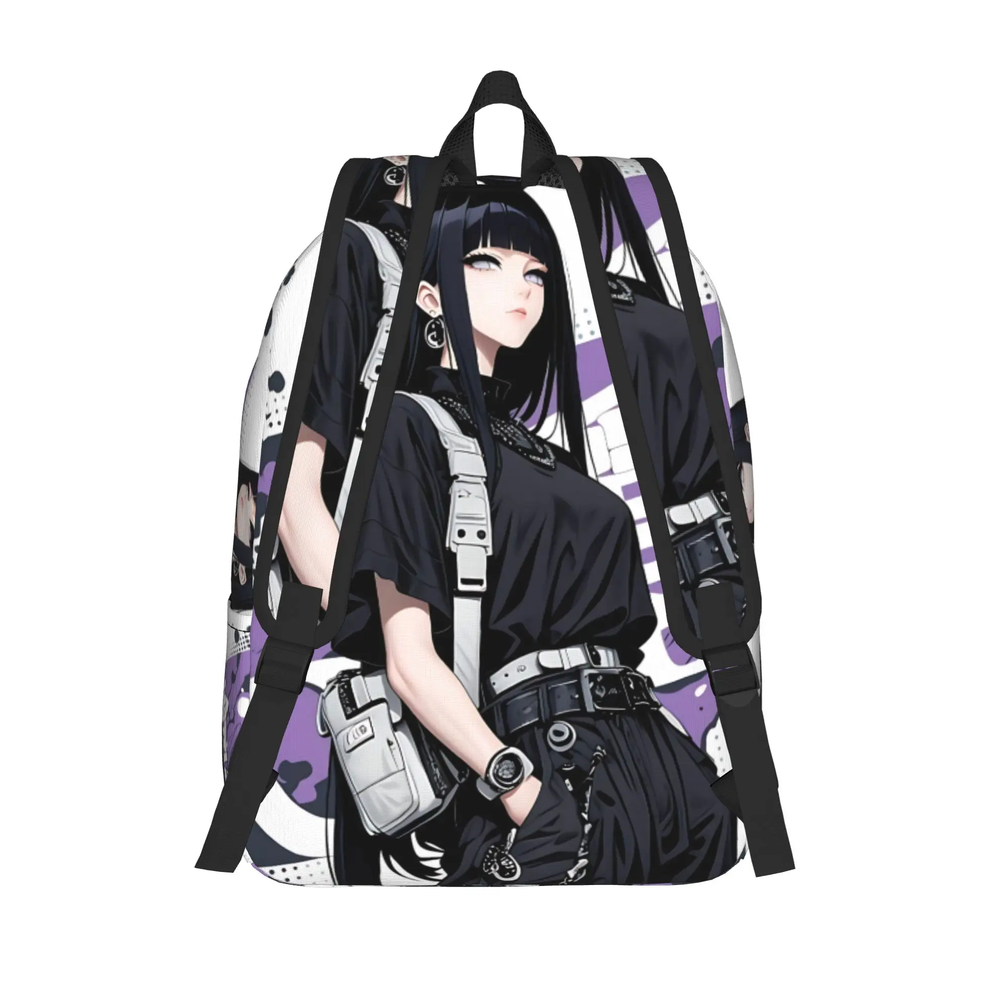 Fashion Naruto Anime Theme Backpack  Mochilas Kawaii For Work Retro Washable Rucksack