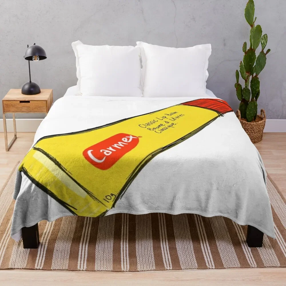 Carmex Classic Lip Balm Throw Blanket Extra Large Throw Beautifuls Blankets