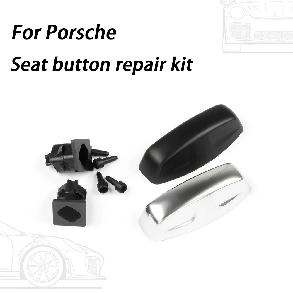 

Ремкомплект кнопки автомобильного сиденья для Porsche Macan Panamera Cayenne Cayman 718 911, замена крышки базовой кнопки Taycan Boxster