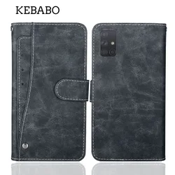 Leather Wallet For Samsung Galaxy A71 Case 6.7