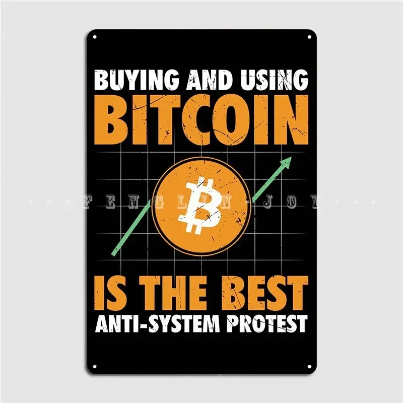 

Биткойн Криптотрейдер Подарок Металлическая Вывеска Кино Кухня Настенный Декор Печать Гараж Клуб Оловянная Вывеска Плакат