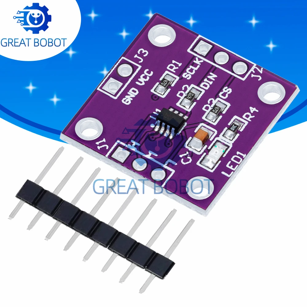 2.7V-5.5V TPL0501 Digital Potentiometer Module 100K Adjustable SPI Port Adjustment Bridge Balance Sensor Ultra X9C104