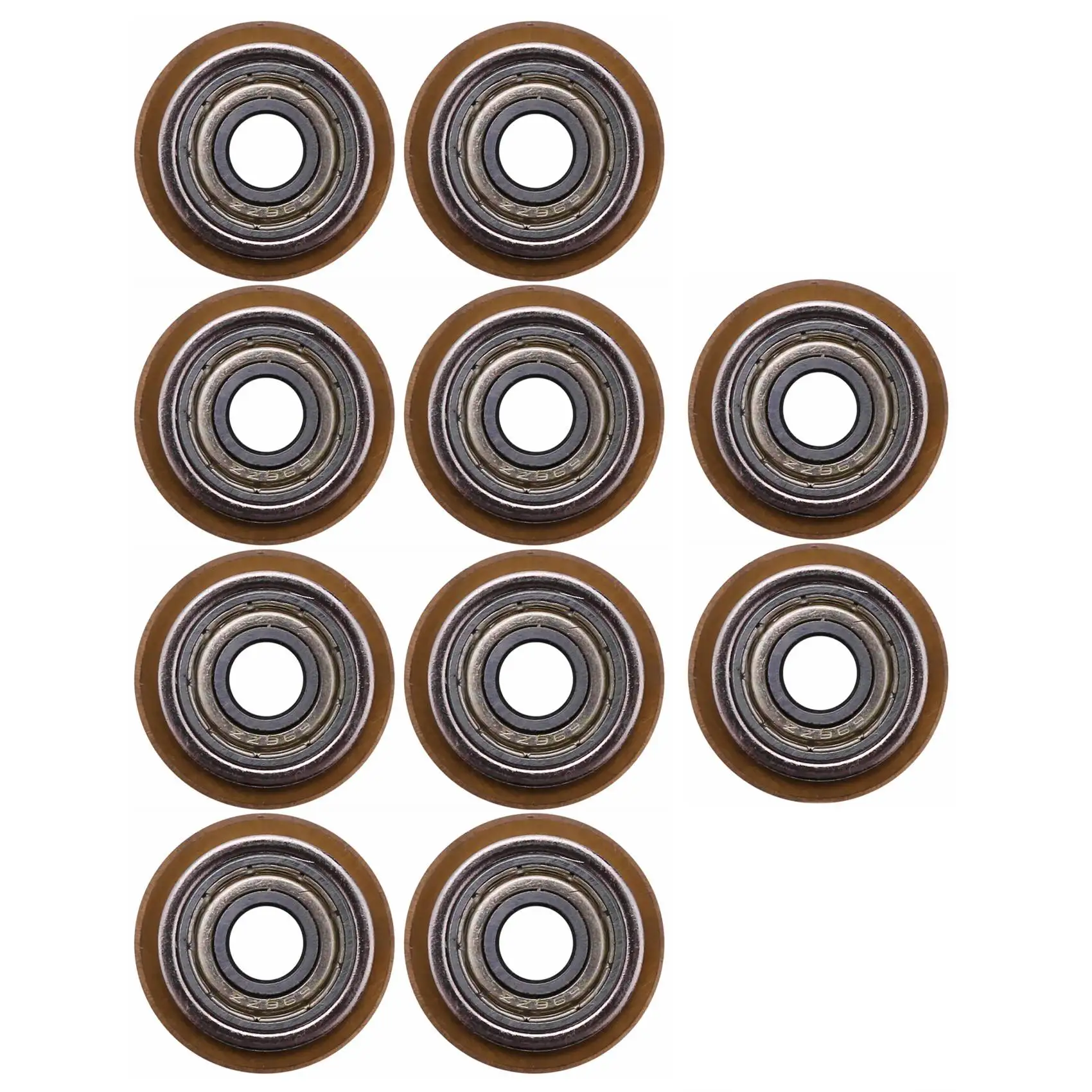 NOCM 10X قاطع البلاط المتفحمة المطلي بالتيتانيوم 22 × 6 × 6 مم لون نحاسي