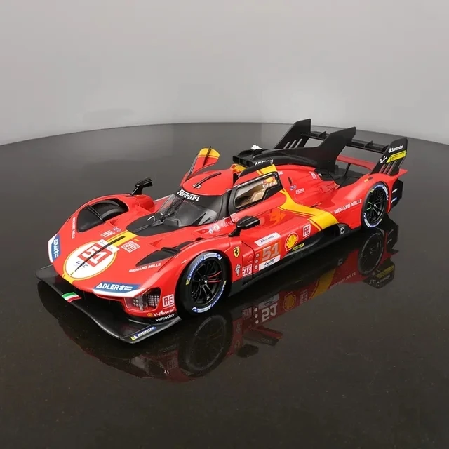 Bburago 1:24 Ferrari 499P LMH Alloy Luxury Vehicle Diecast Cars Model Toy Collection Gift