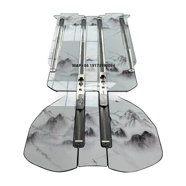 

Alphard Luxury Car Floor Mats Used for Original Track Flooring and Dashboard Made of Aluminium