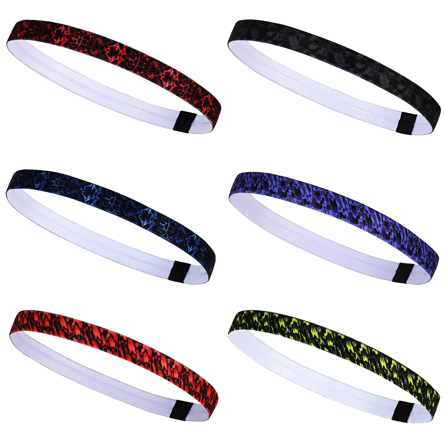 

1PC Elastic Head Sweatband Non-slip For Men Women Yoga Hair Bands Outdoor Sports Cycling Running Sweat Bands Fitness Headband