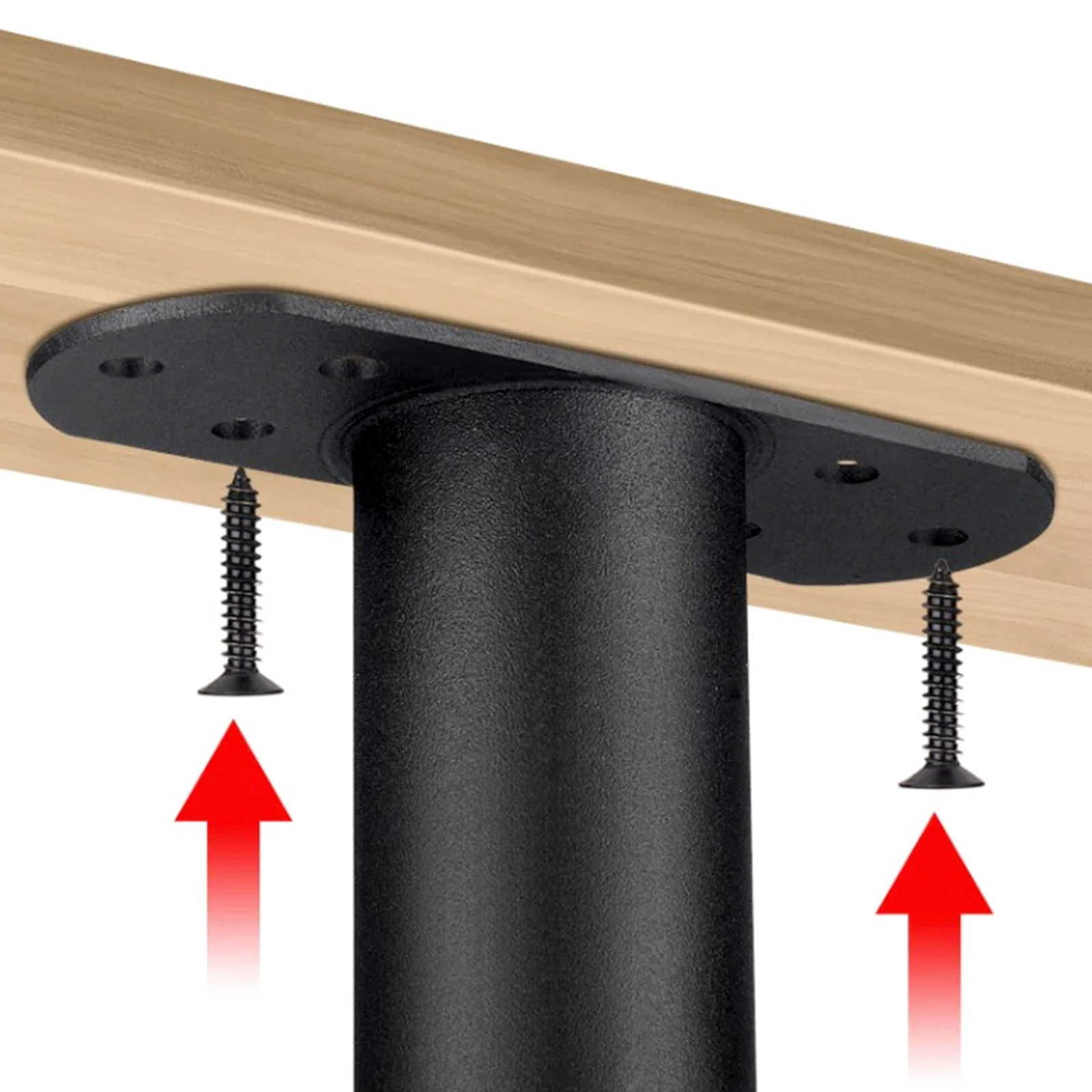Adjustable Telescopic Bracket for Bed Frame Beam Reinforcement and Furniture Height Customization Using Screw-Fastened Design