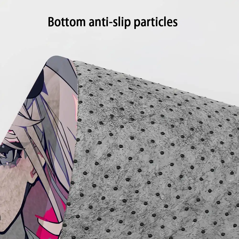 سجادة أرضية من Danganronpa مطبوعة، سجاد كبير للغرفة وغرفة النوم، سجادة باب مضادة للانزلاق، سجاد صغير