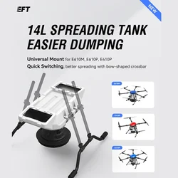 EFT 14L Spreading Tank Easier Dumping  Universal Mount for E610M E610P E410P