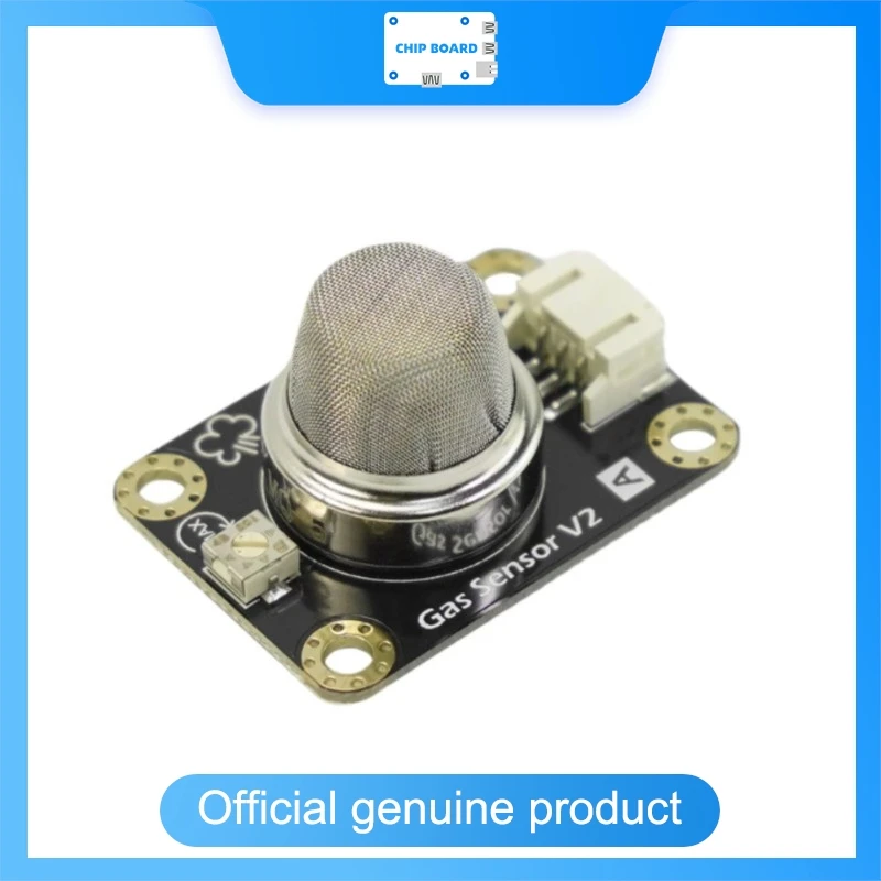 

DFRobot Gravity MQ5 Gas Sensor Module, LPG/Natural Gas/Propane Detector 200–10000ppm, Analog Output Adjustable for Arduino