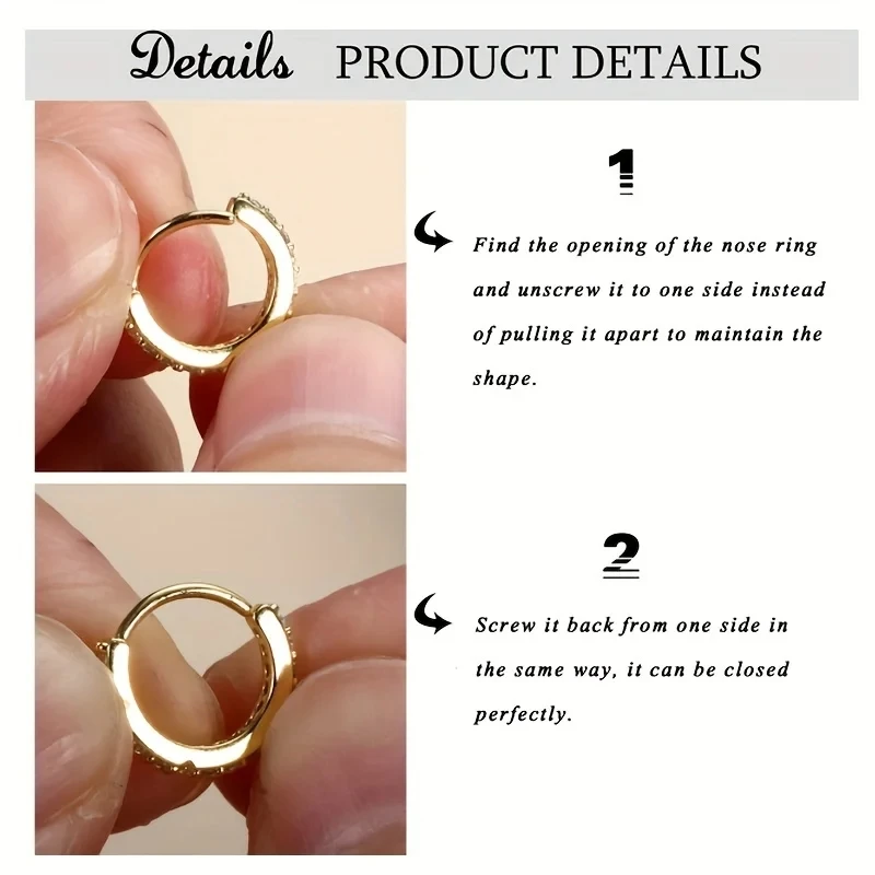 الفولاذ المقاوم للصدأ الأنف خواتم للنساء والفتيات ، مسمار الأنف ، مسامير الأنف ، فراشة ، زهرة ثقب المجوهرات ، L على شكل ترصيع ، 20 جرام ، 5 قطعة