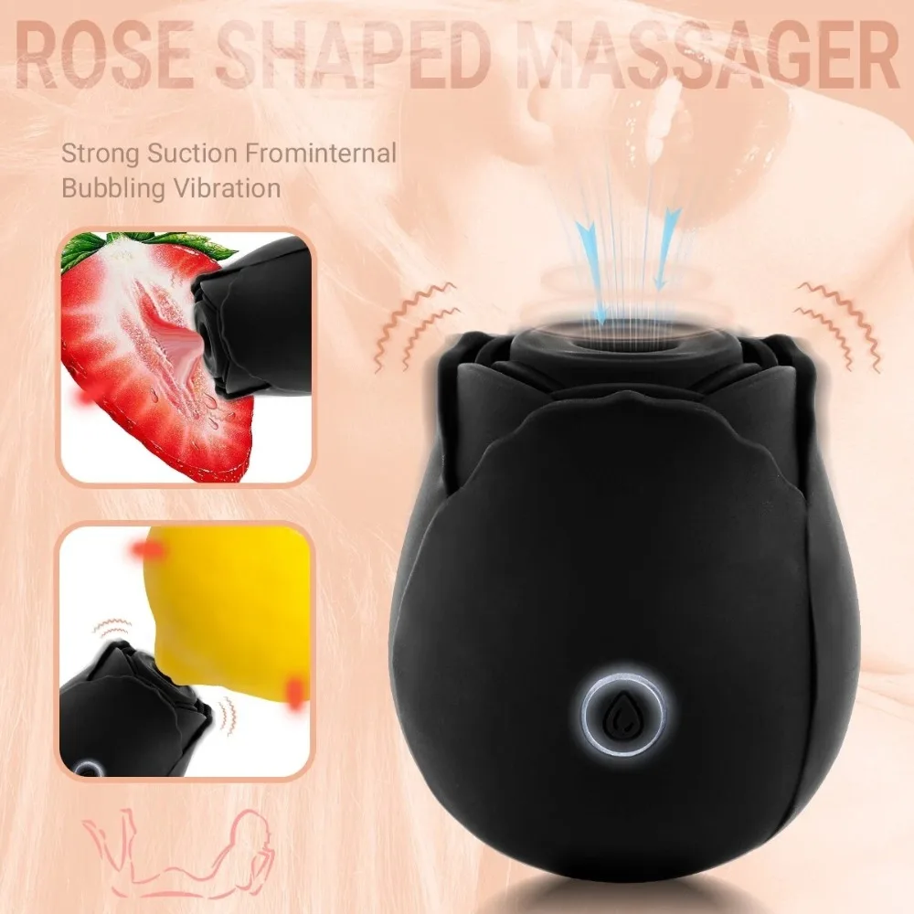 Clit Sucker Vibrator for Women Vagina G-Spot Vibrator Female Masturbator Clitoris Stimulator Adult Goods Rose Sex Toy for Women - Image 3