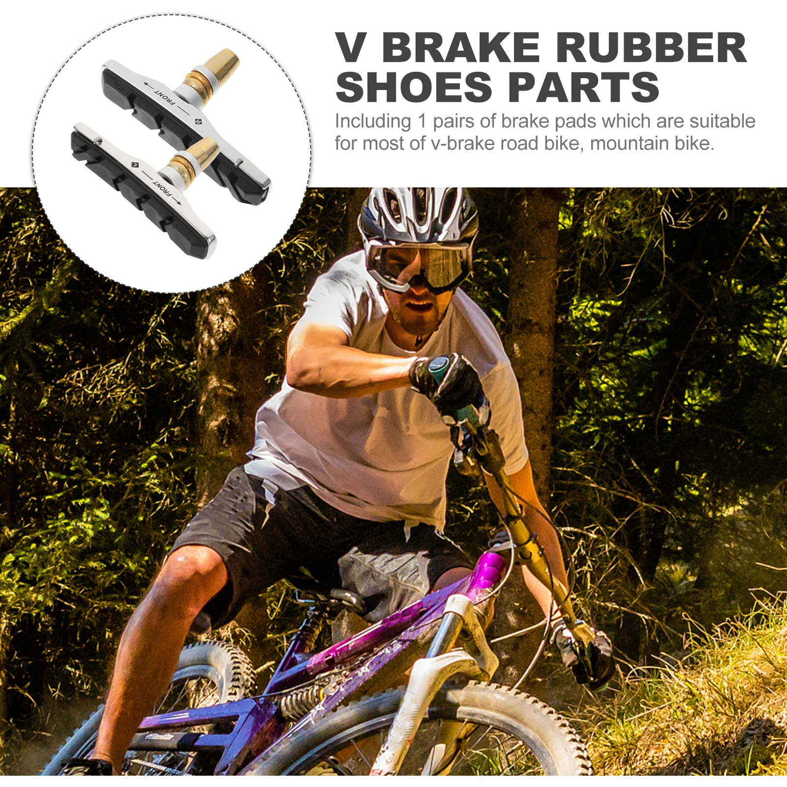 

Высококачественный набор колодок, резиновые колодочки для велосипеда, шоссейного велосипеда, велосипедные тормозные компоненты, прочная, бесшумная производительность