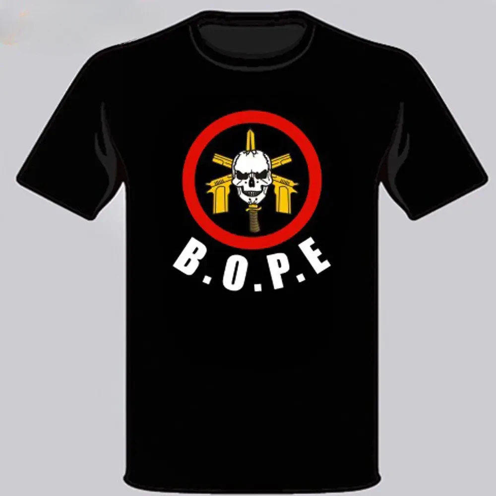 2024harajuku Crewneck BOPE Brazil Special Forces Symbol T-Shirt 100% Cotton O-Neck Summer Short Sleeve Casual Mens T-shirt Size