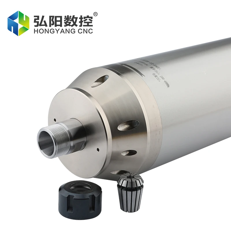 CNC Milling Spindle 7.5KW Water Cooled Spindle Motor 220V 380V 125MM Diameter ER25 For CNC Router Stone Marble Carving