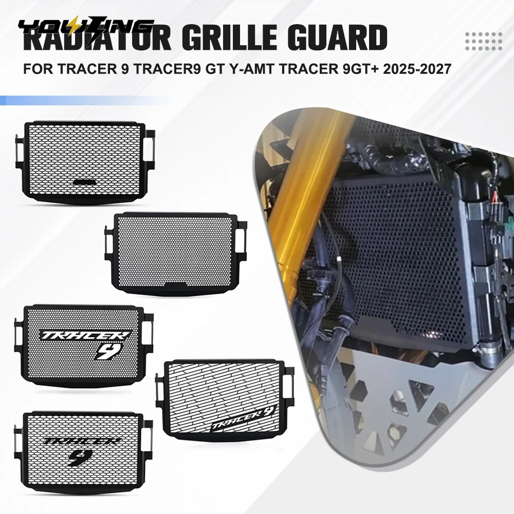 

Motorcycle Radiator Guard Grill Protector Cover Grill Protection For Yamaha Tracer 9 Tracer9 GT Y-AMT Tracer 9GT+ 2025 2026 2027