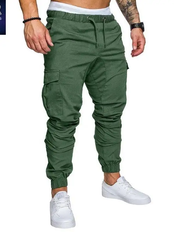 بنطلون كارجو فضفاض غير رسمي للرجال، شبابي، مناسب لفصلي الربيع والخريف، بنطلون عمل مستقيم الساق، بنطلون طويل مريح وفضفاض.