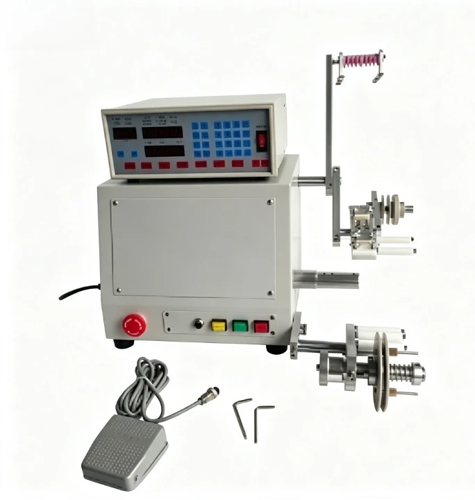 High Quality Computer Coil Winder Programmable Coil Winding Machine For Enameled Copper Wire Semi-Automatic Transformer Inductor