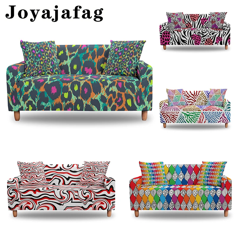 

Abstract Design Stretch Sofa Covers for Living Room Couch Cover 1/2/3/4 Seater Washable L-shape Slipcover