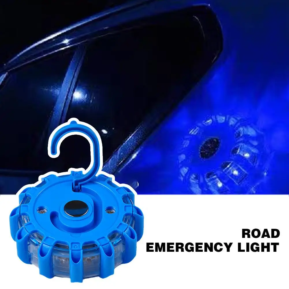 Portable Car Twinkle Star LED Road Flares Flashing Warning Lights Roadside Safety Emergency Disc Beacon For Car Marine Boat