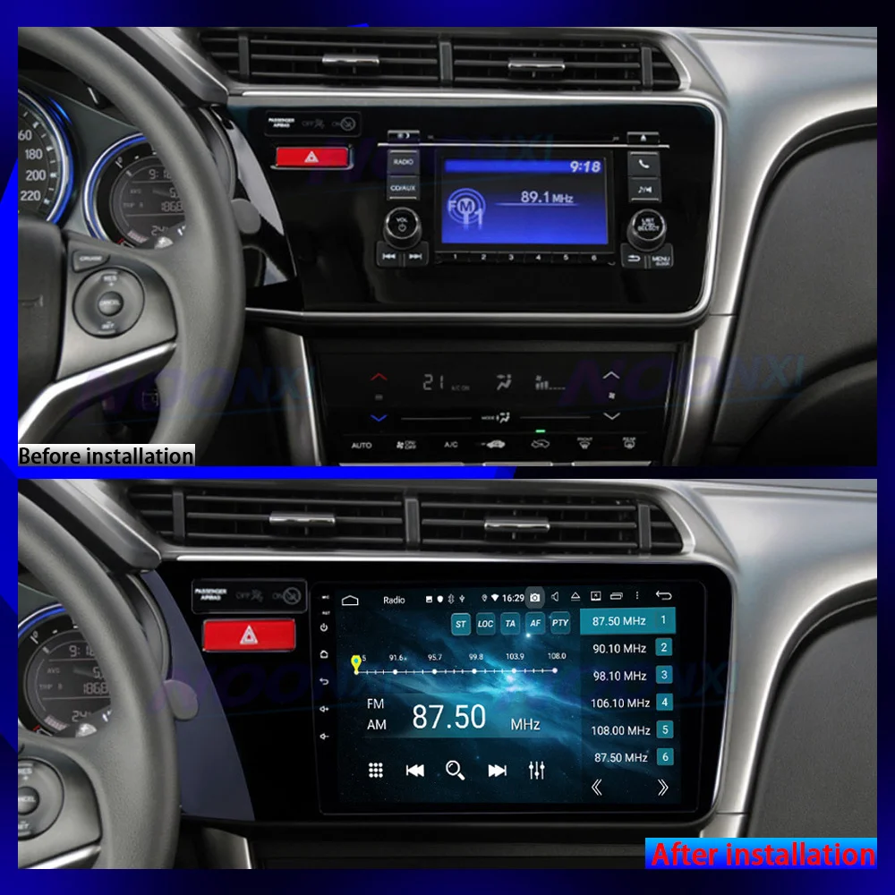 

Для Honda City Left Hand 2014-2020All In One автомобильный экран Аудио Интеллектуальная система Радио 2Din видеоплееры GPS навигация Carplay