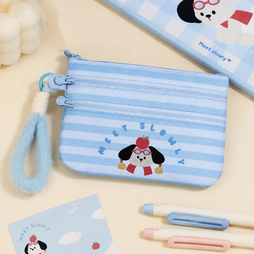 Handbag Lightweight Cartoon Passport Holder Slim Portable Travel Document Organizer Zipper Large Capacity Coin Bag Travel
