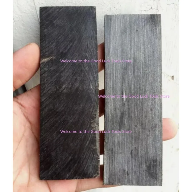 

2pcs Knife Handle Black Buffalo Horn Material Scale Slabs DIY Tool 120*40*4mm