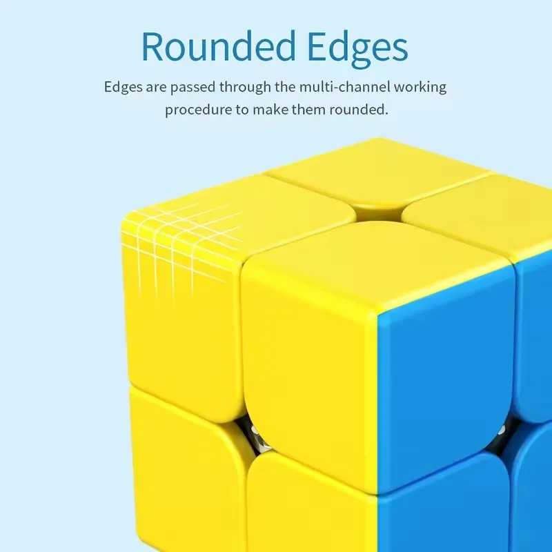 Moyu Unicornio/Pudding/IVY/Bumpy/Sandwich/Pequeño sombrero rojo cubo mágico conjunto cubos de velocidad rompecabezas Juguetes