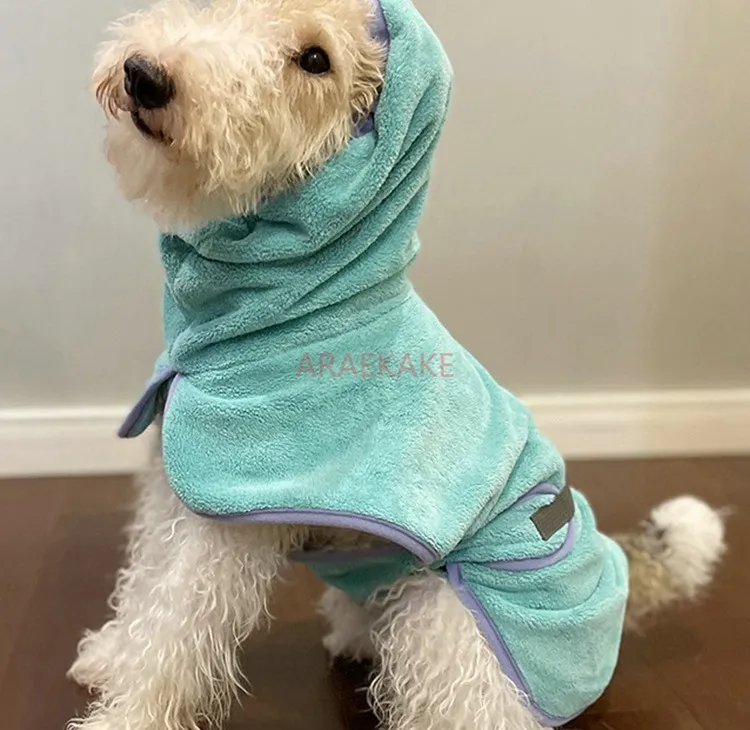 Pet bathrobe, super absorbent, high aesthetic value, quick drying, absorbent towel, super drying, special for dogs, cats,