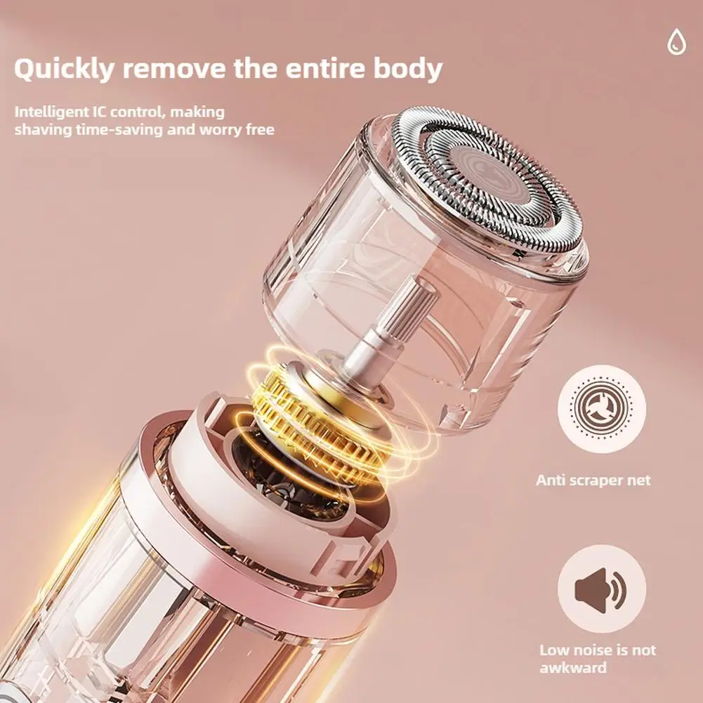 Dual Head Epilator 2025 for Women Cordless Epilators Hair Removal Electric Razor Hair Remover for Face Legs Arms Armpit Bikini