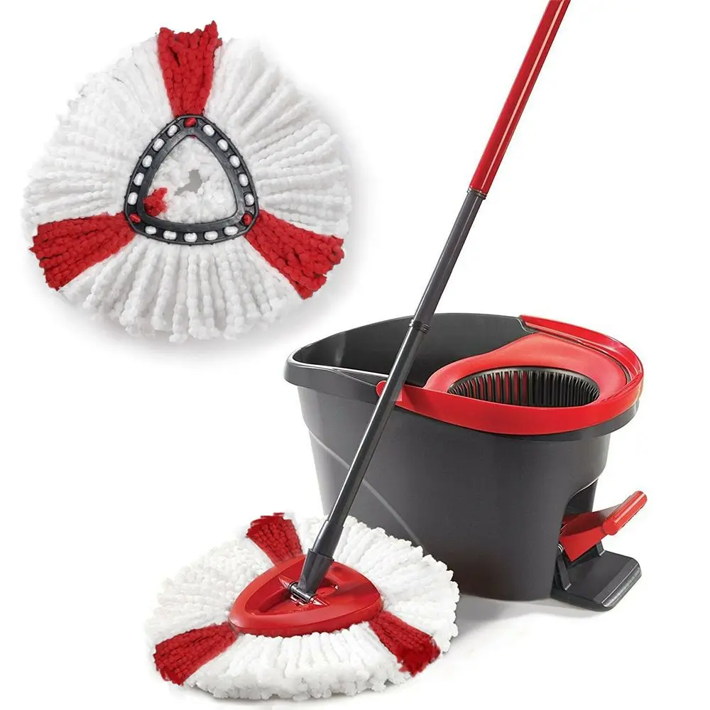 Accessories For O-Cedar/Vileda Easy Clean Mop Head Wring Refill Microfiber Replacement For O-Cedar/Vileda
