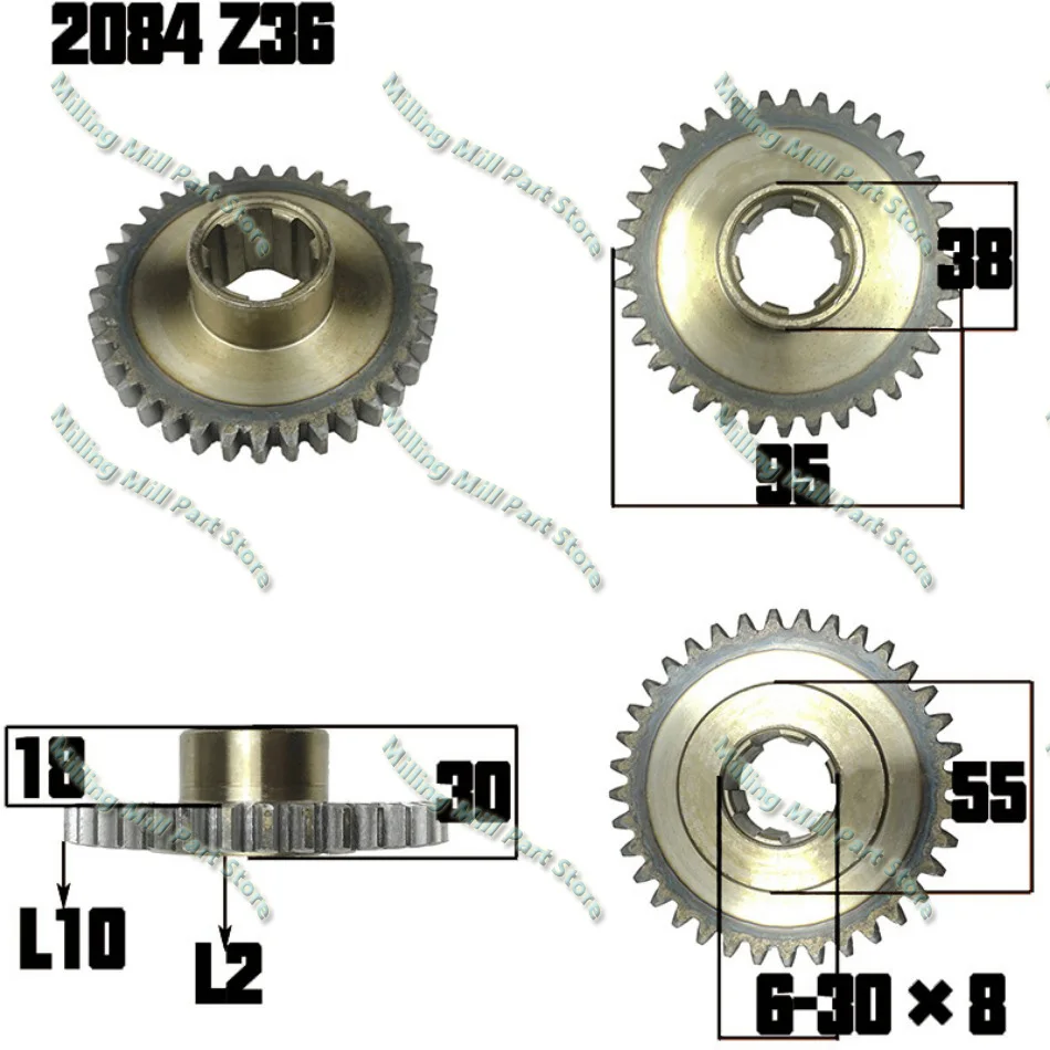 Embrague de engranajes dobles, engranaje helicoidal, accesorios de torno, CY6140, CY6150, CS6140, CS6150