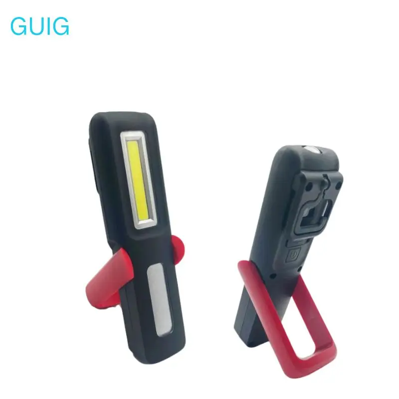 ไฟฉายแคมป์ปิ้งแบบชาร์จไฟได้ ไฟพกพา USB 3W COB ไฟฉาย LED ไฟทำงาน ไฟฉายแม่เหล็ก ไฟฉายแบบมีตะขอ ชาร์จไฟได้