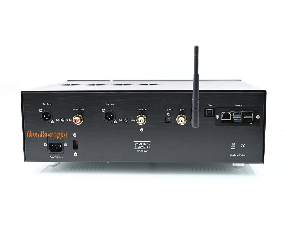 New Musical Paradise ES9068 ES9039 Hi-Res 6H1n Tube DAC Decoder USB Digital Player Remote Control