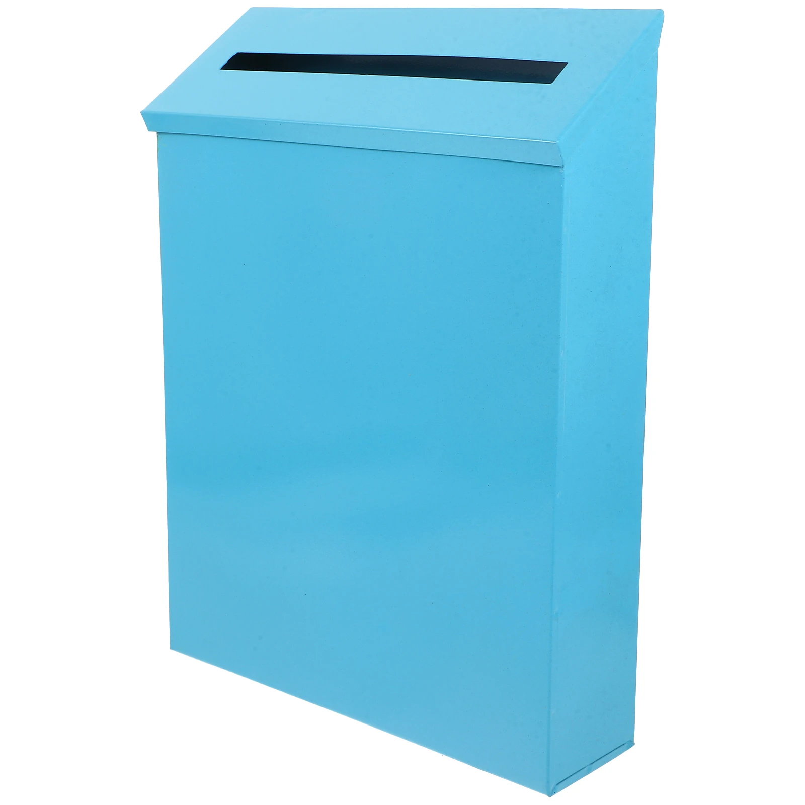 

Retro Mailbox Iron Letter Box Decor Photo Prop Wall Mount Metal Container Post Home Mailbox Outdoor Box