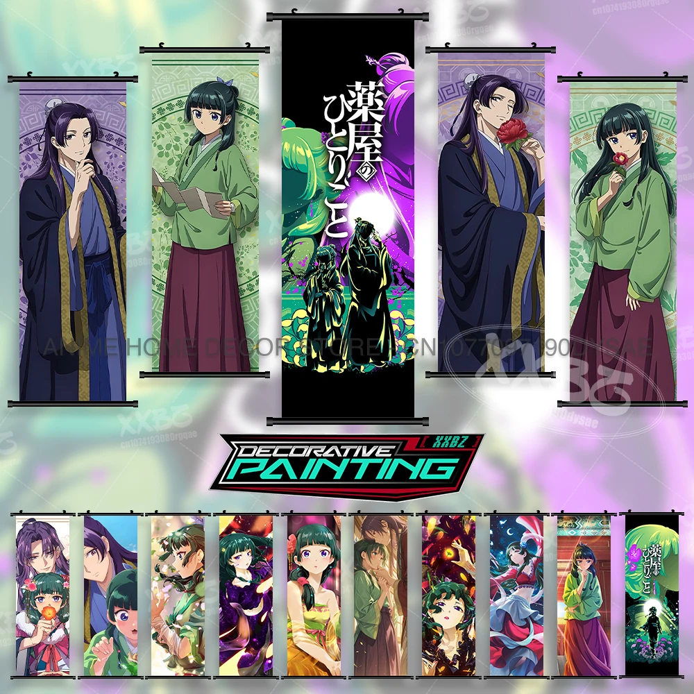 

Japanese Anime The Apothecary Diaries Home Decoration Hanging Painting Canvas Print Wall Art Scrolls Picture Room Decor Poster