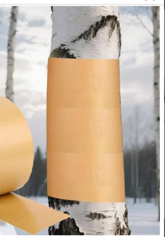 Cicada Tree Wrap Protection Tape Anti-Insect Sticky Crawling Insect Tree Tape for Protecting Fruit Trees Sticky Barrier