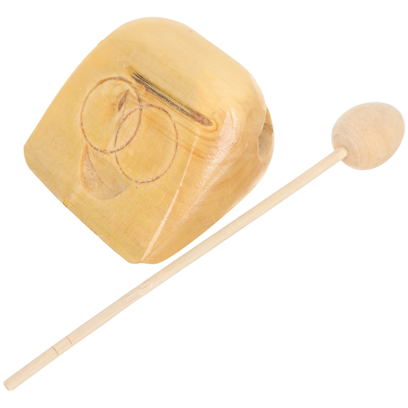 Pequeño instrumento de pescado de madera para niños, juguetes musicales, juguete de percusión, bloque, juguete educativo, pulido de Material de madera de larga duración